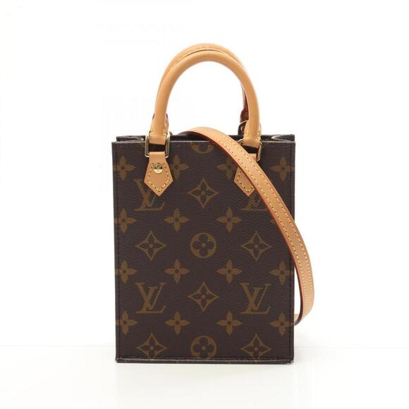 LOUIS VUITTON Brown Monogram Leather Bag - Picture 1 of 9